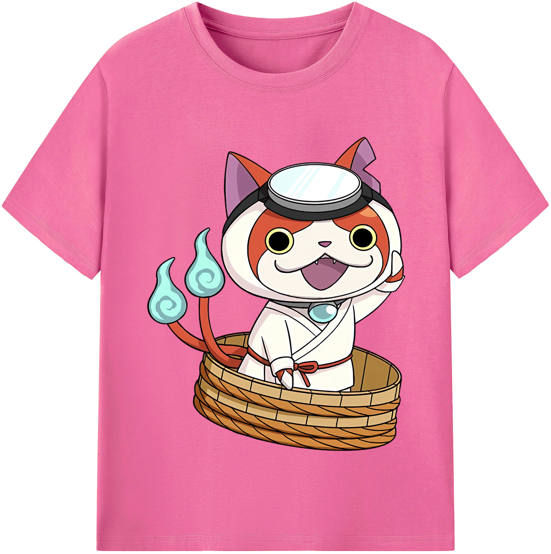 （画像用） 妖怪ウォッチ Yo-kai Watch レディースカジュアルプリントTシャツ（綿100％）